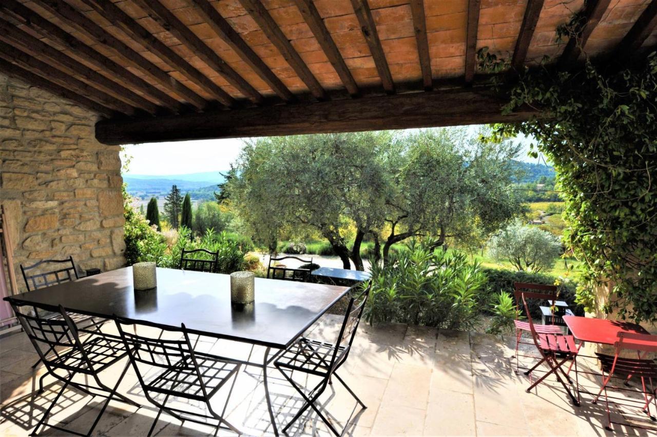 In Gordes, Facing The Entire Luberon Park A Beautiful 5 Bedrooms House Eksteriør bilde