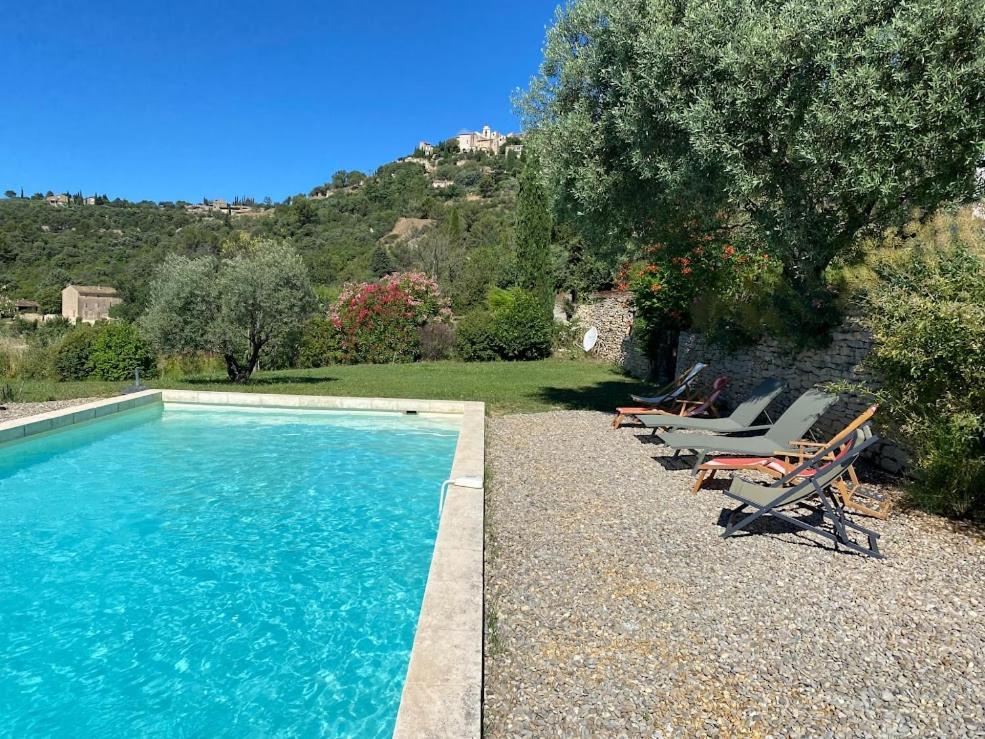 In Gordes, Facing The Entire Luberon Park A Beautiful 5 Bedrooms House Eksteriør bilde